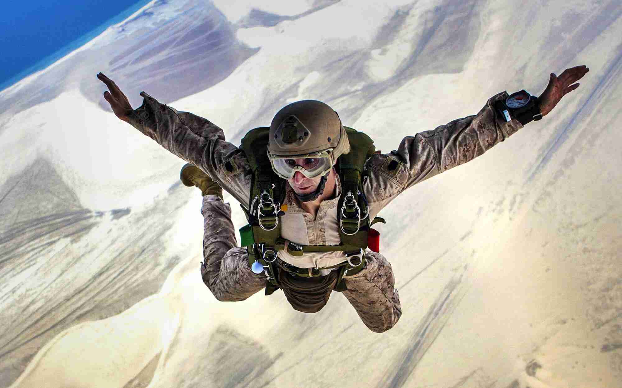 Patterns 32 people sky jump airplane military high 1081782