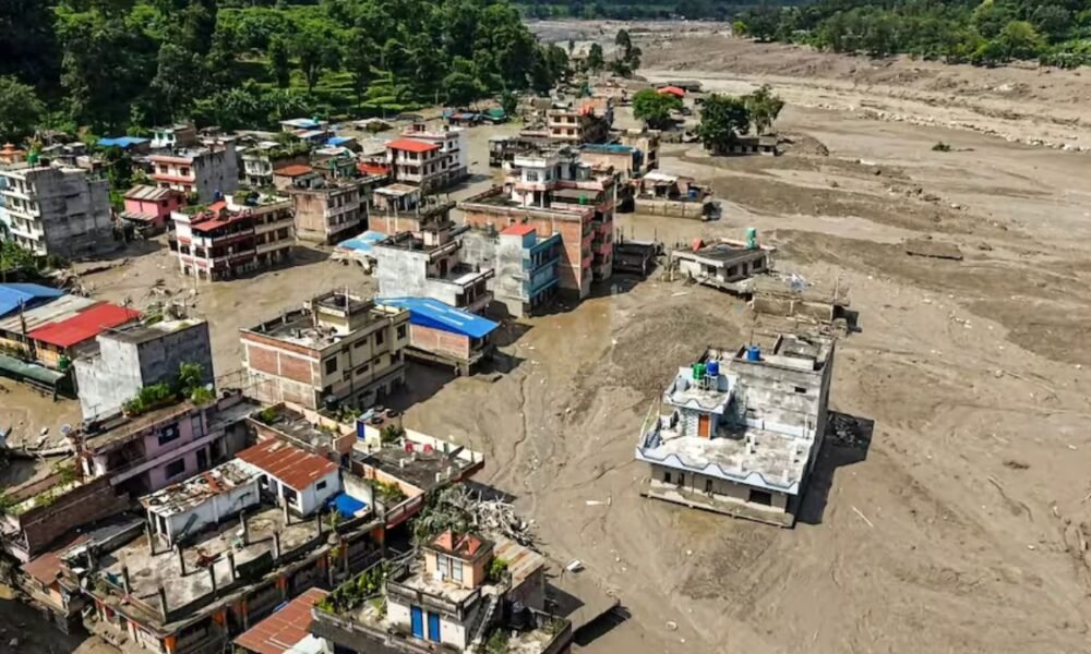 Raging Bhote Koshi River In Nepal Destroying 42 KM Highway And Bridges Leading To China Border At Rasuwagadhi