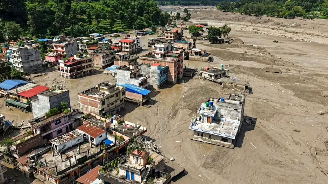 Raging Bhote Koshi River In Nepal Destroying 42 KM Highway And Bridges Leading To China Border At Rasuwagadhi