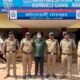 Gangnahar Police Team In Roorkee Haridwar With Arrested Double Murder Accused Vivek Alias Vicky
